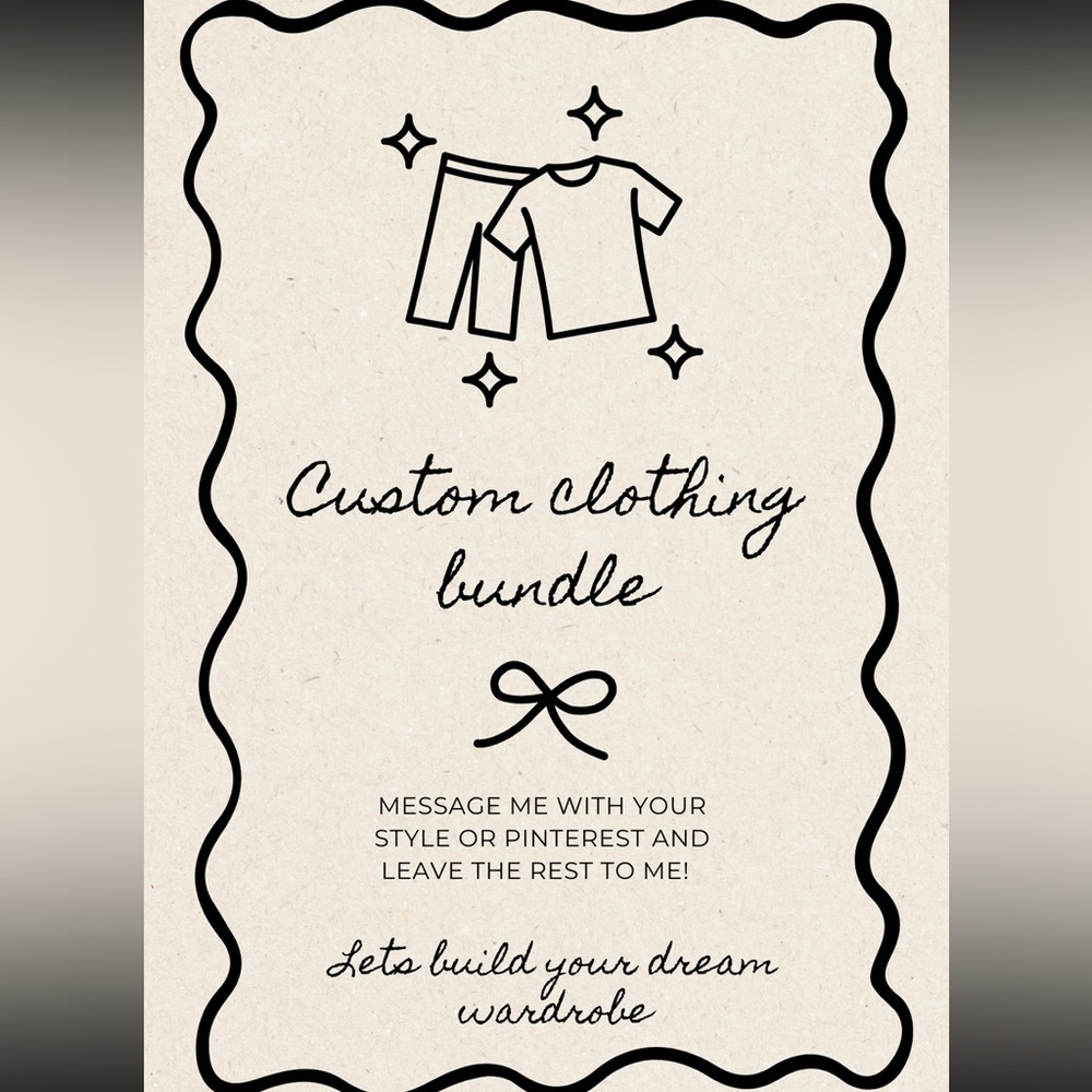 Custom Clothing Bundle